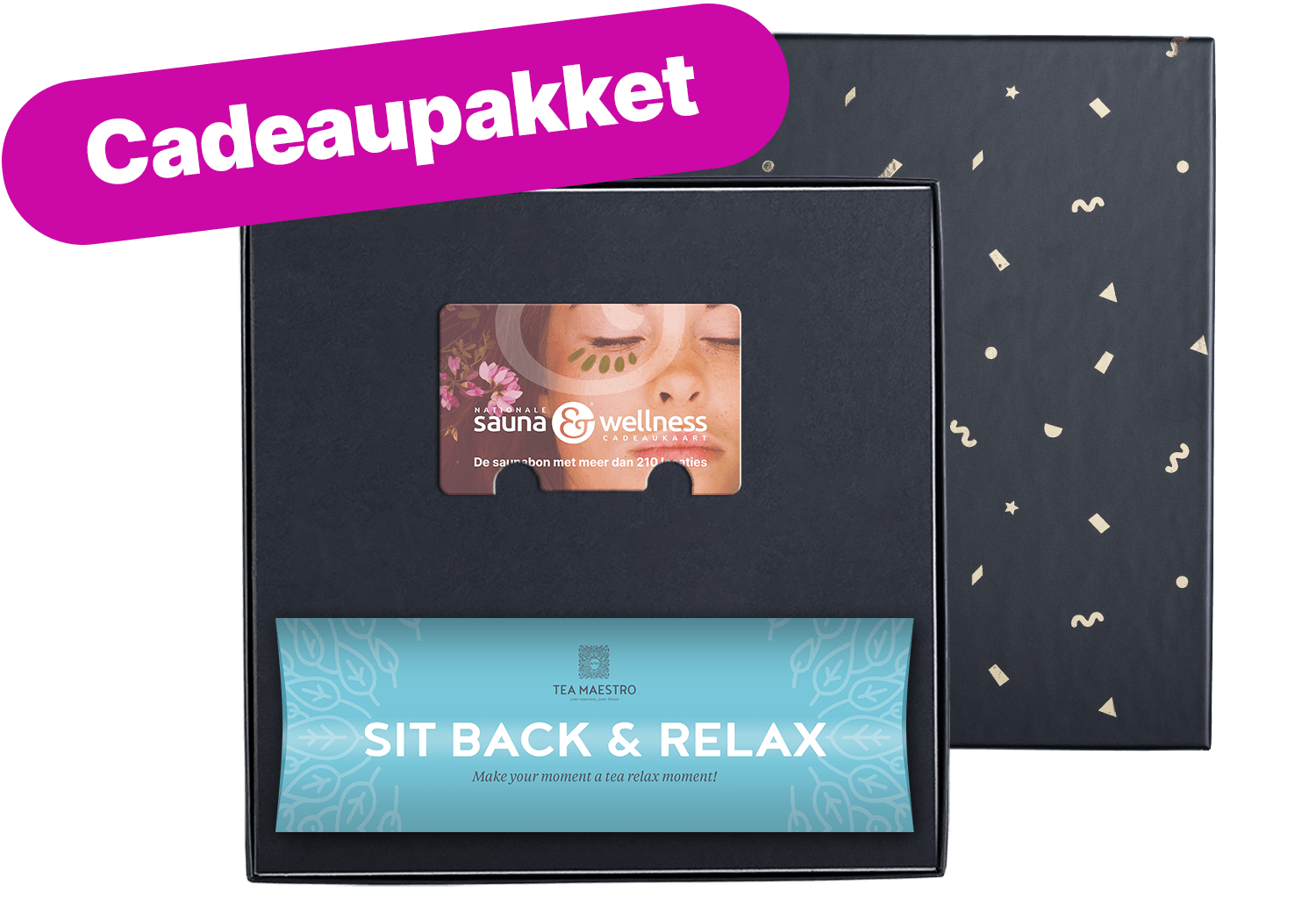 Cadeaupakket Dutch Tea Maestro ’Sit Back & Relax' (20 gr)